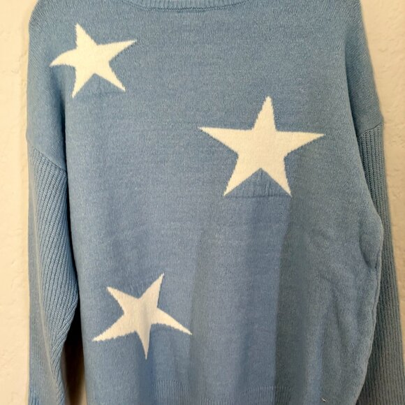 Avenue 18/20 light blue star sweater - Picture 3 of 5